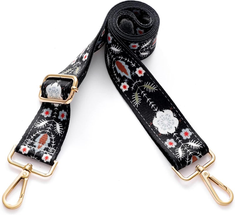 S-Jacorry Purse Strap Replacement Crossbody Wide Shoulder Strap Adjustable Canvas Straps Handbag Strap Replacement Belts - Image 2